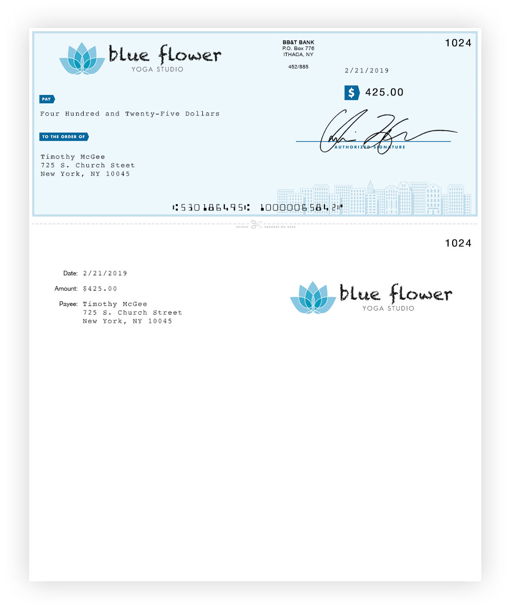 Checkeeper Online Check Printing And Registry Blank White Paper After Printing With Checkeeper